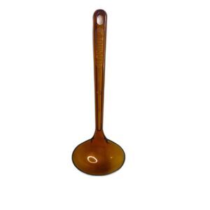 Robinson Knife Co Ultratemp Amber Plastic Ladle Serving Dipper Made in USA 11"